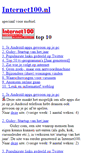Mobile Screenshot of mobi.internet100.nl